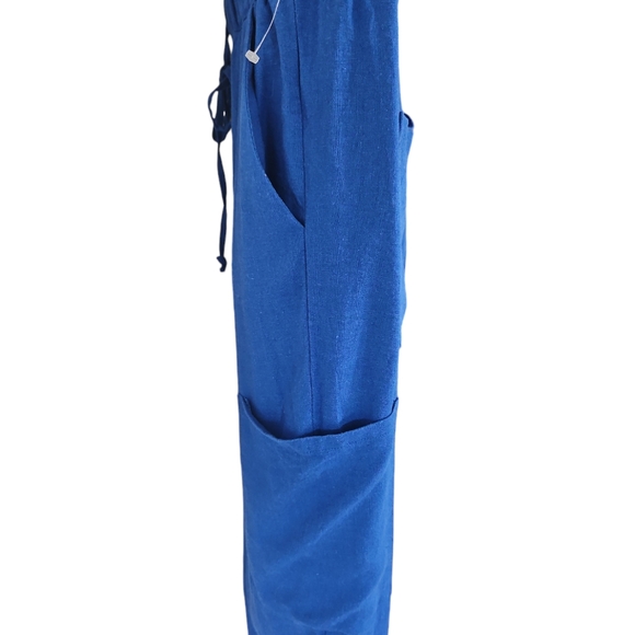 Jules&Leopard Women Casual Cargo Pants 👖 Drawstring Elastane Waist Size XS/TP - Picture 11 of 16